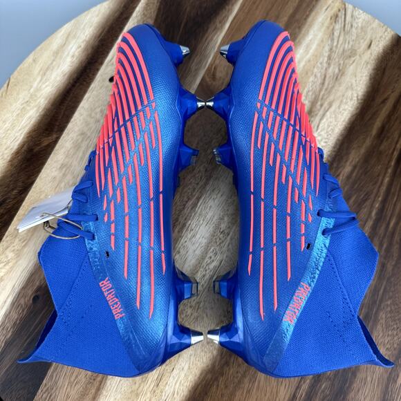 Adidas Predator Edge.1 SG Men\'s 8.5/ Women\'s 9.5 Soccer Cleats Blue H02965 NEW main image 5